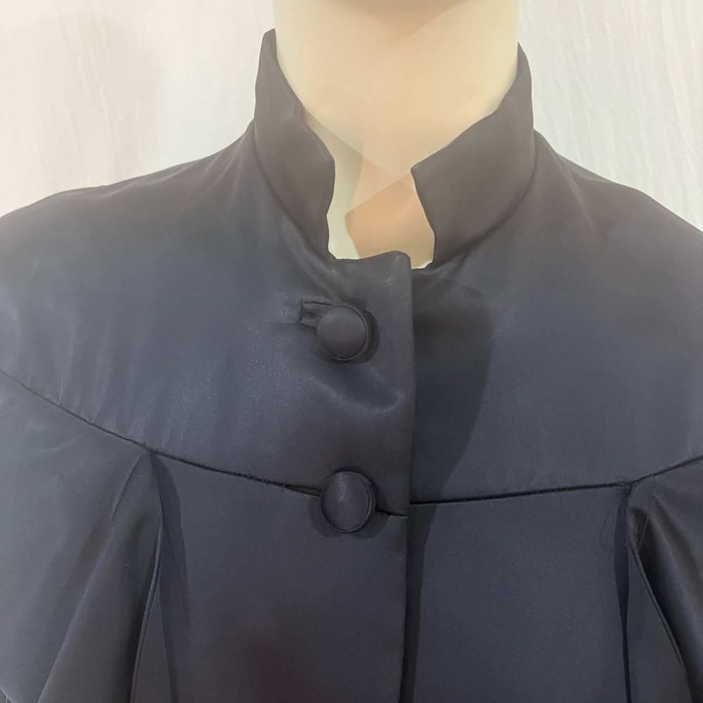 Vintage Fully Contrast Lined Dramatic Evening Coa… - image 2